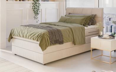 Double bed Box Spring + mattress topper 120/200 Valony Double bed Box Spring + mattress topper 120/200